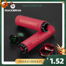 ROCKBROS Bicycle Grips MTB Silicone Sponge Handlebar Grips Anti-skid Shock-absorbing Soft Bike Grips Ultraight Cycling Handlebar