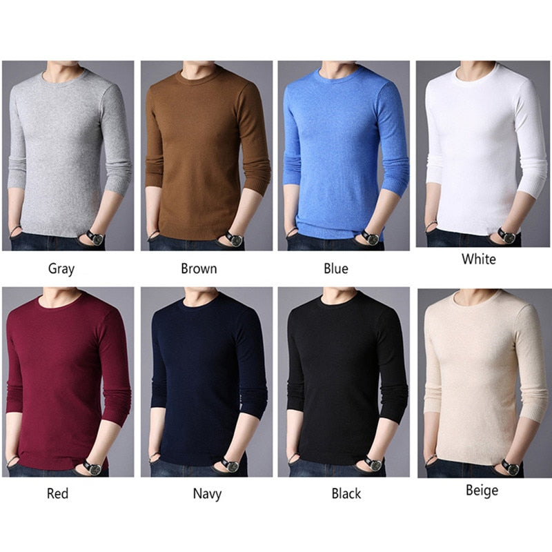 BROWON Brand Men Autumn Sweater Men&