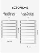 Joybos Hosenbügel Racks Closet Organizer 6/8 Schichten Kleiderständer Hosenbügel Faltbarer Kleiderschrank Kleiderbügel Storage Organizer