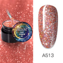 ROSALIND Gel-Nagellack-Set Shiny Platinum Nails Art für die Maniküre Nail Gel Lak UV-Farben Top Base Coat Primer Hybrid-Lacke