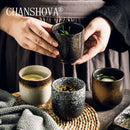CHANSHOVA 150/200 ml chinesischer Retro-Stil handgefertigte Hochtemperatur-Keramik-Teetasse Porzellan-Kaffeetassen Becher H235