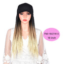 Box Braids Baseball Cap Perücke 24 Zoll lang Synthetische Braid Perücken Hut mit geflochtenen Haarverlängerungen für schwarze Frauen, einstellbare Größe