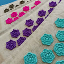 74 * 44 cm Naturleinen Kokospalme Massage Yogamatte Sportkissenmatte mit Tasche Lotus Spike Akupressurmatte Kissen Accupresure Mat