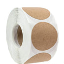 500 runde Etiketten aus Kraftpapier, Dankesaufkleber, Dragees, Süßigkeitentüten, Blumen, Geschenkboxen, Tortenschachteln und Verpackungen, Hochzeitsaufkleber