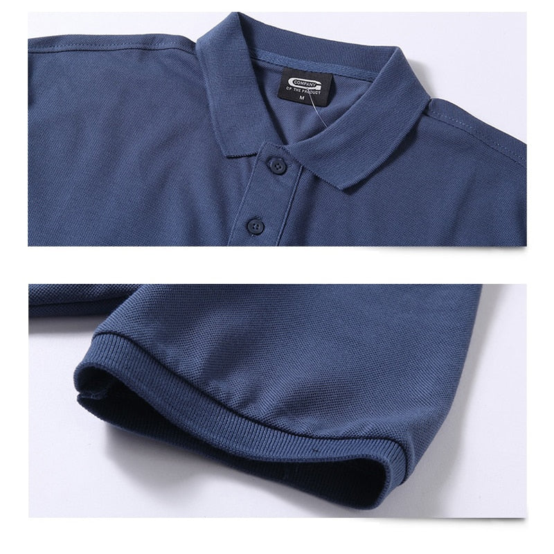Summer Men Polo Shirt Brand Clothing Pure Cotton Men Business Casual Male Polo Shirt Short Sleeve Breathable Soft Polo Shirt 5XL