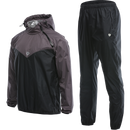 VANSYDICAL Saunaanzug Herren Fitnessbekleidung Set Hoodies Pullover Sportbekleidung Laufen Fitness Gewichtsverlust Schwitzen Sport Jogginganzug