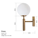 Moderne Pendelleuchte Luxuriöse Goldglaskugel Lampenschirm Hängeleuchten Leuchten für Esszimmer Schlafzimmer Dekoration Beleuchtung