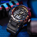 SMAEL Sport Watch Men Big Dial LED Digital Quartz Wrist Watches Men&