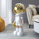 Moderne Kunst Wohnkultur Harz Handwerk Figur Astronaut Statue Nordic Wohnzimmer Dekoration Mode Skulptur Ornamente Geschenk