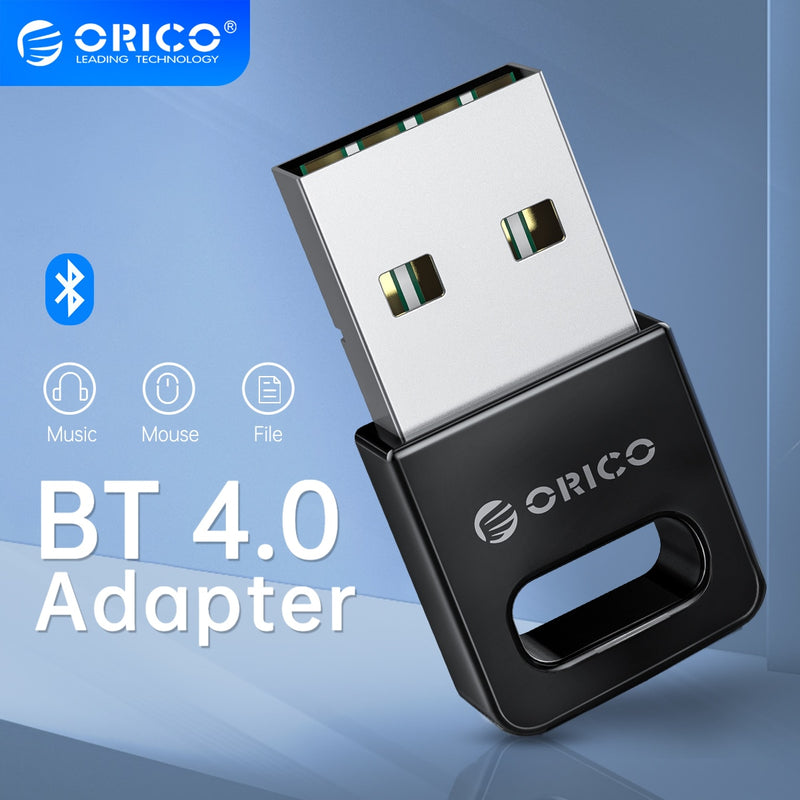 ORICO Wireless USB Bluetooth-Compatible Dongle Adapter 4.0 5.0 Mini Music Audio Receiver Transmitter for PC Speaker Mouse Laptop