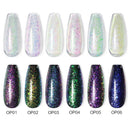 Beautilux Gel-Nagellack-Set Platinum Glitter Bling Gloss Holographic Mermaid Semi Permanent Nails Gels Lack Nagellack