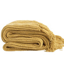 Mantas de chenilla de punto grueso de la marca REGINA, lindos pompones decorativos para el hogar, sofá cama acogedor y cálido, manta de punto para TV