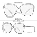 Fast Delivery BARCUR Gradient Sun glasses Women Polarized Sunlgasses for Women trending products