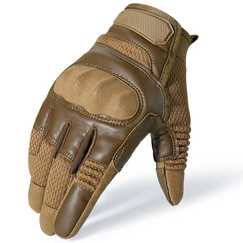 Touchscreen Leather Tactical Glove Army Cycling Military Combat Airsoft Shooting Paintball Hunting Sport Full Finger Gloves Men