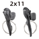 microNEW Road Bike Shifter 7/8/9/10/11 Speed Dual Control Lever Road Cycling Brake Lever For 22.2-23.8mm Handlebar