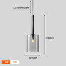 Moderne Glaspendelleuchten Minimalistische Esszimmer Bar Badezimmer Schlafzimmer Hängelampen für Decken Esstisch Pendelleuchten