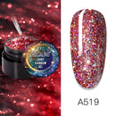 ROSALIND Gel-Nagellack-Set Shiny Platinum Nails Art für die Maniküre Nail Gel Lak UV-Farben Top Base Coat Primer Hybrid-Lacke