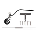 1Set Carbon Fiber Tail Wheel Assembly Landing Gear Bracket Kits for 26CC/50CC/100CC Gasoline Engine Fixed Wing RC Airplane Model