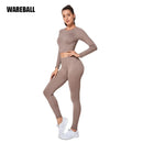 Legging deportivo de cintura alta, ropa deportiva para gimnasio para mujer, traje de Yoga para mujer sin costuras, conjunto de entrenamiento de alta elasticidad, Sujetador deportivo acolchado