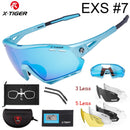 X-Tiger Fahrradbrille Polarisierte Photochrome Fahrradbrille Mountainbike-Brille MTB-Schutz Fahrradbrille