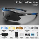 ROCKBROS Radfahren Polarisierte Brille Fahrrad Photochrome Outdoor Sports Sonnenbrille MTB PC Brille Eyewear 5/3 Linse Fahrradzubehör