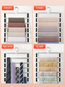 Joybos Hosenbügel Racks Closet Organizer 6/8 Schichten Kleiderständer Hosenbügel Faltbarer Kleiderschrank Kleiderbügel Storage Organizer