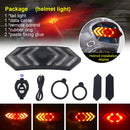 Smart Fahrradlicht Drahtlose Fernbedienung Radfahren Blinker Rücklicht USB Fahrrad Wiederaufladbare Rücklicht LED Warnlampe