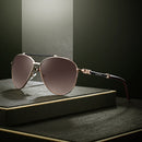 MATIC Ladies Retro Pilot Aviation Gafas de sol para mujer Calidad Pink Mirrored Sun Glasses Eyewear Marca de lujo Zonnebril Dames