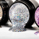 ROSALIND Gel-Nagellack-Set Shiny Platinum Nails Art für die Maniküre Nail Gel Lak UV-Farben Top Base Coat Primer Hybrid-Lacke