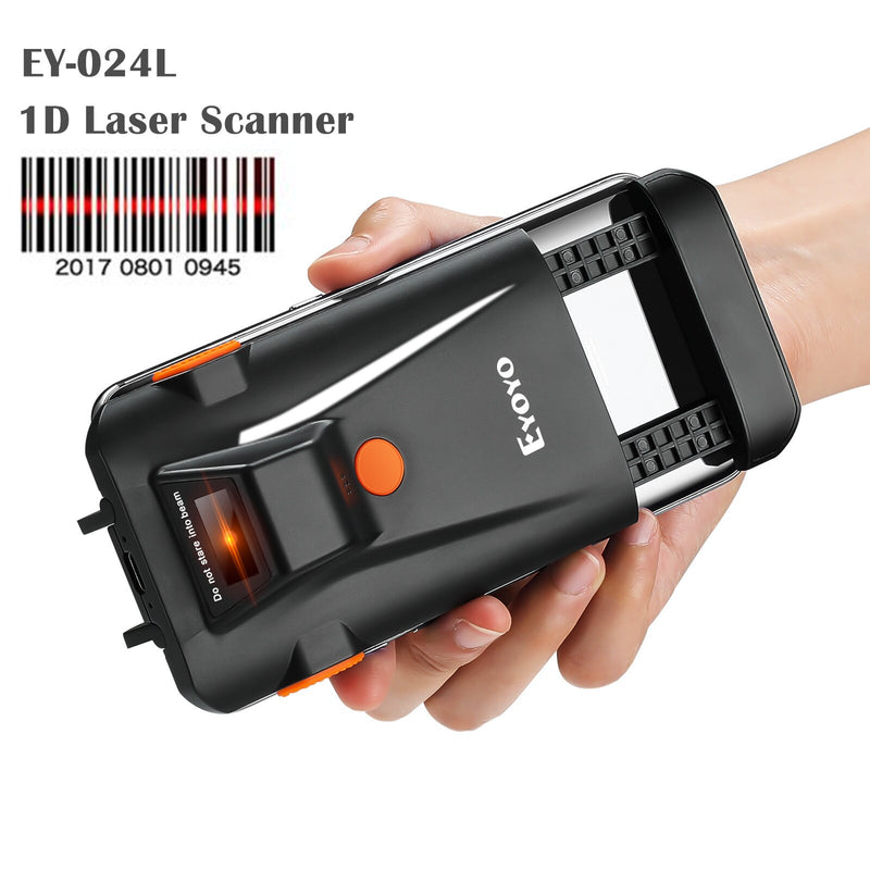 Eyoyo EY-015 Mini-Barcode-Scanner USB verkabelt Bluetooth Wireless 1D 2D QR PDF417 Barcode für IPad IPhone Android Tablets PC