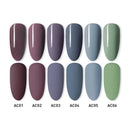 Beautilux Nagelgellack Lot Herbstfarbenkollektion Dunkles Nagelgellack-Set UV-LED-Nagellack 6 Stück/Set 10 ml