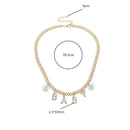 Bohemian Girl Cute Butterfly Strass Brief Halskette Mädchen Halskette für Frauen BABY HONEY ANGEL Short Trend New Jewelry Gift