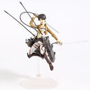 Figma Attack on Titan Eren Jaeger / Mikasa Ackerman / Levi Ackerman / PVC-Action-Figur Modell Spielzeug Figuirne