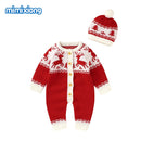 Baby Strampler Gestrickte Neugeborene Jungen Overalls Herbst Langarm Kleinkind Mädchen Pullover Kleidung Kinder Overalls Winter
