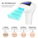 900000 Blitz IPL Laser Epilierer professionelle permanente LCD Laser Haarentfernung Photoepilator Frauen schmerzlose Haarentfernungsmaschine