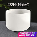 CVNC 12-Zoll-Chakra-Klangschale aus gefrostetem Quarzkristall für Klangheilung und Energieausgleich mit kostenlosem O-Ring und Schlägel