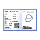 Klassische Mode aushöhlen Hoop funkelnder weißer und rosafarbener Ring Zirkonia Schmuck echte massive 925 Sterling Silber Ringe