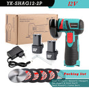 YIKODA 12 V Brushless Mini Winkelschleifer Akku Polierschleifmaschine Diamantschneiden Elektrische DIY Elektrowerkzeuge