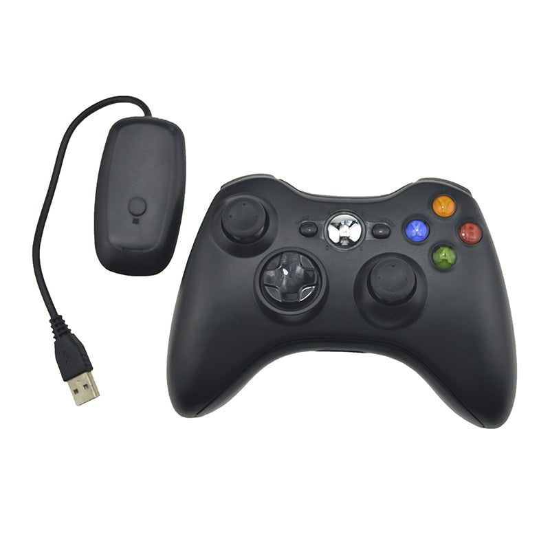 Controlador inalámbrico para Microsoft Xbox 360 con receptor de PC inalámbrico 2.4G Gamepad Joystick Controler