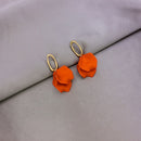 New Sight New Accessoires durchbohrte geometrische Ohrstecker für Frauen einfache Art-Geschenk-Blumen-Ohrringe