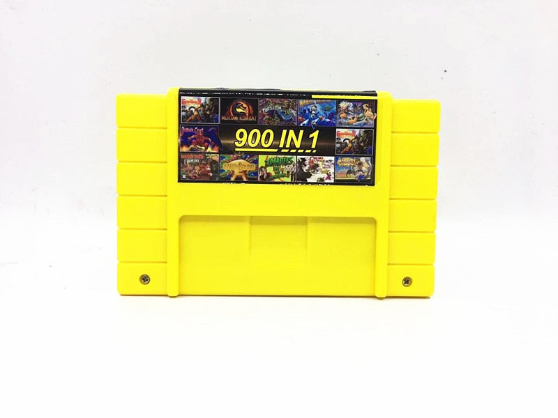 Super DIY Retro 900 in 1 Pro Game Cartridge For 16 Bit Game Console Card China Version