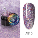 ROSALIND Gel-Nagellack-Set Shiny Platinum Nails Art für die Maniküre Nail Gel Lak UV-Farben Top Base Coat Primer Hybrid-Lacke