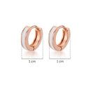 TrustDavis Creolen aus 925er Sterlingsilber für Männer/Frauen, süßes, ordentliches Geschenk für Mädchen/Jungen, edles Schmuckzubehör, Partygeschenk, DA1417