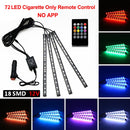 NLpearl APP Car Interior Umgebungslicht Neon LED Streifen Fußlicht mit USB Wireless Remote Music Auto Atmosphere Dekorative Lampe