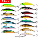 Aorace Fishing Lure Set Fishing Hard Bait Mini Minnow Floating Swing Crankbait Crazy Wobblers Artificial Bionic Crank Lures