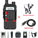 BaoFeng Walkie Talkie UV 10R V2 Zwei-Wege-CB-Funksender mit großer Reichweite UV-10R 128CH VHF UHF 136-174 MHz 400-520 MHz Dualband