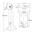 CCTV-Halterung, Kamera, zylindrische Stange, Bügelhalterung, rechtwinklig, Außenwand, Eckhalterung, Montagehalterung, Ständerhalter, Aluminium