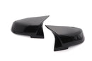Rückspiegelabdeckung Seitenflügel Rückspiegelgehäuseabdeckung glänzend schwarz für BMW Serie 1 2 3 4 F20 F21 F22 F30 F32 F36 X1 F87 M3