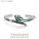 Armband Armreifen Schlange Europa Stil Modeschmuck für Frauen, Frühling Böhmen Geschenk in 925 Sterling Silber