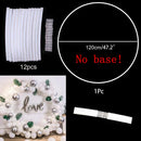 Kunststoff-Ballon-Bogen-Ring DIY Hintergrund-Halter-Kreis-Ballon-Säulen-Basis-Babyparty-Geburtstags-Hochzeitsfest-Dekor-Brautparty